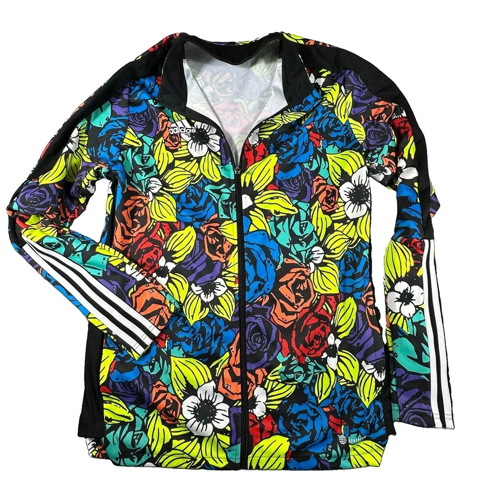 Adidas Jacket Men's Large Tiro Flower Track Atlanta United FC MLS Soccer Futbol